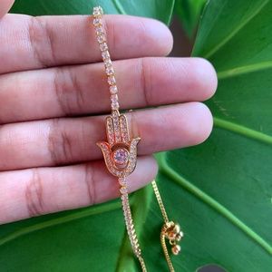 Tennis Hamsa Bracelet
